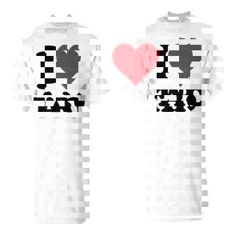 I Heart Taro 名 I Love パーソナライズ Tシャツ - Kawaiitshirt