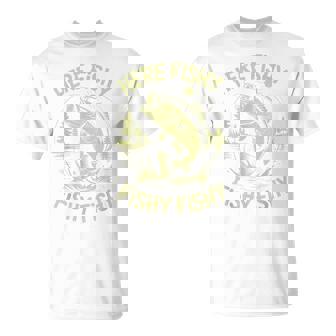 Here-Fishy Bass Fish Dad Fishing From Daughter Son T-Shirt | Seseable CA