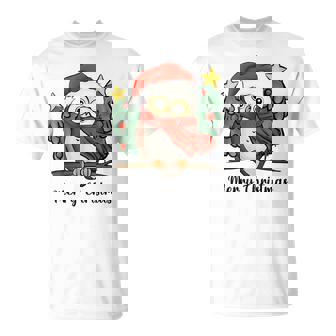 Hibou Hiboux Cadeaux Doux Pull De Noël S Hommes T-Shirt - Cadeauxyz