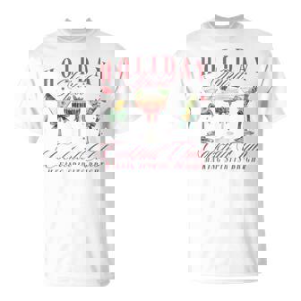 Holiday Spirit Cocktail Club Espresso Martini Christmas T-Shirt | Mazezy