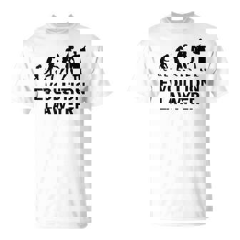 Homme Avocat Avocat Robe Evolution Avocat T-Shirt - Cadeauxyz
