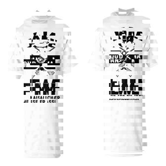 Homme J'aime Quand Ma Me Laisse Aller Chasser Cadeau Humour T-Shirt - Cadeauxyz