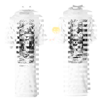 Horror Halloween Ghost Fall Pumpkin Spooky Season Women T-Shirt - Monsterry