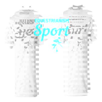 Horse Riding Is a Sport Equestrianism Rocks T-Shirt T-Shirt | Mazezy
