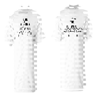 Hula Hoop Heartbeat Ekg Hooping Fitness Hoop Dancing Sport T-Shirt | Mazezy