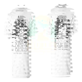 Hurley Ky Vintage Evergreen Sunset Eighties Retro 80S 90S T-Shirt - Thegiftio