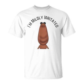 I'm Mildly Irritated Marcus The Worm Meme T-Shirt - Thegiftio UK
