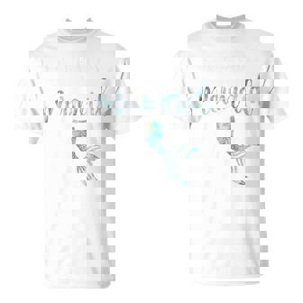 I'm Really A Mermaid Purple Cute Birthday Bridal T-Shirt | Mazezy