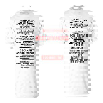 I'm A Spoiled Granddaughter Of The Best Grandma T-Shirt - Monsterry