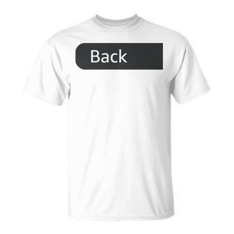 Instructor Printed On Back Only Work Office Teacher T-Shirt - Thegiftio UK