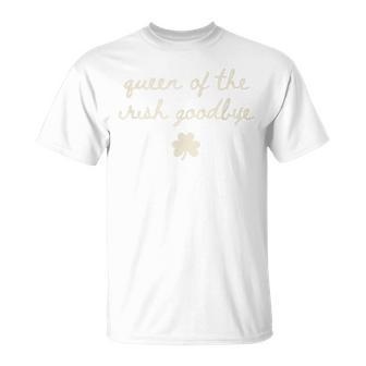 Irish Party Queen Of The Irish Goodbye T-Shirt | Mazezy