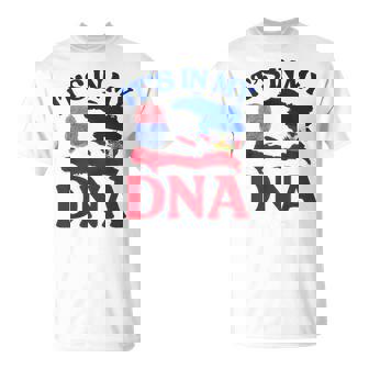 It's In My Dna Happy Haitian Flag Day Haiti Flag Heart T-Shirt - Thegiftio