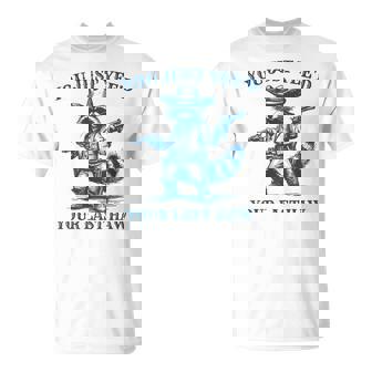 You Just Yee'd Your Last Haw Cowboy Raccoon Vintage T-Shirt - Monsterry