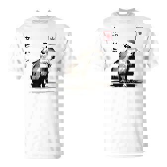 Kawaii Capybara Anime Japanese Streetwear Capybara T-Shirt - Thegiftio