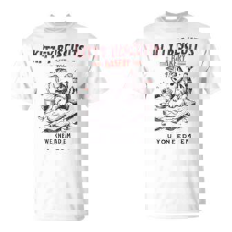 Kitty Biscuits We Knead Em You Need Em Cat Lover Baking For Women T-Shirt | Seseable UK