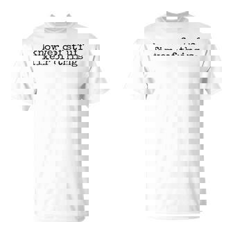 Knower Of Stuff Fixer Of Things Handyman Dad Husband T-Shirt | Mazezy