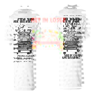 Get In Loser We'Re Going Christmas Shopping Santa T-Shirt | Mazezy