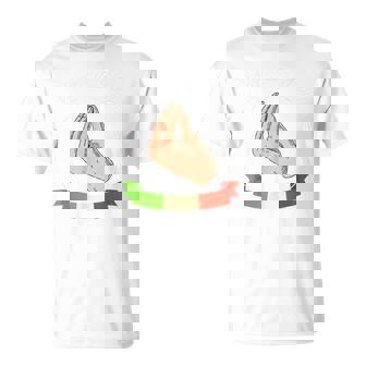 Mano Italiano Mia Pizza Mandolino Mozzarella Pasta Maglietta - Novitaregali