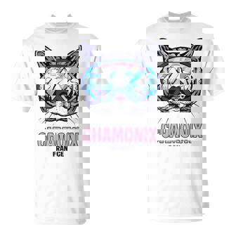 Masque Deki Pour Chat Panorama De Montagne Chamonix T-Shirt - Cadeauxyz