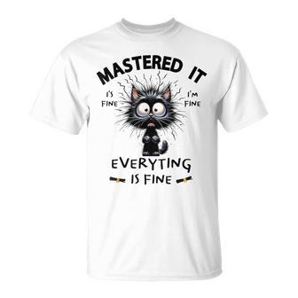 Masters Mastered It Graduate Master Degree Graduation T-Shirt - Thegiftio UK