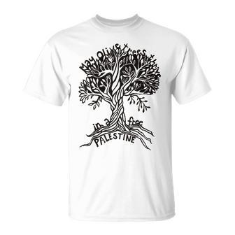 May Olive Trees Thrive In A Free Palestine T-Shirt - Thegiftio UK