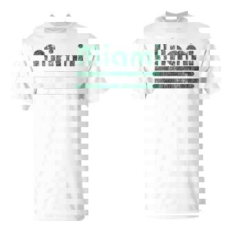 Miami Distressed Vintage For South Florida Locals T-Shirt | Seseable CA