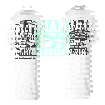 Miami Runs The State Of Florida Dade County 305 Pride T-Shirt | Mazezy