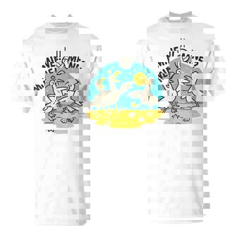 Mine Seagull Beach Volleyball Graphic T-Shirt | Mazezy