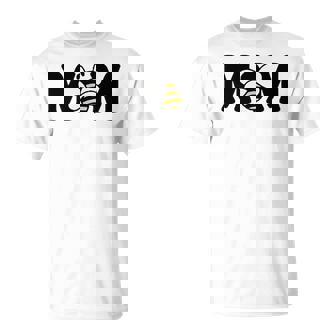 Mom Bee Cute Beekeeping Birthday Party Matching Family Mama T-Shirt | Mazezy