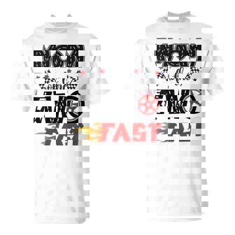Mom Of The Two Fast 2Nd Birthday Boy Racing Car T-Shirt | Seseable CA