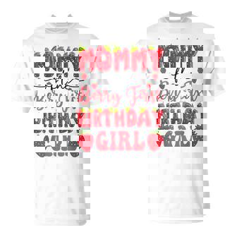 Mommy Of The Berry First Birthday Girl Strawberry Lover T-Shirt | Seseable CA