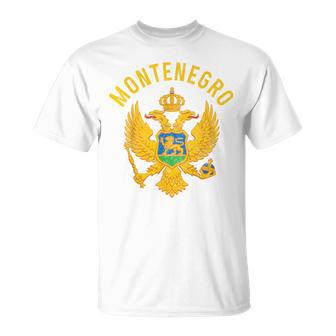 Montenegro Pride Montenegrin Flag Roots Heritage T-Shirt - Thegiftio UK