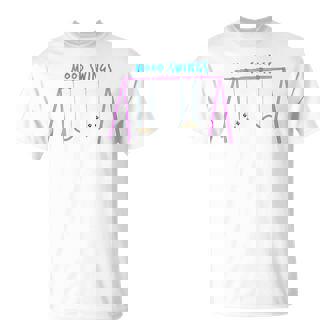 Mood Swings Kawaii Smile Mad Swing Set Attitude T-Shirt | Mazezy