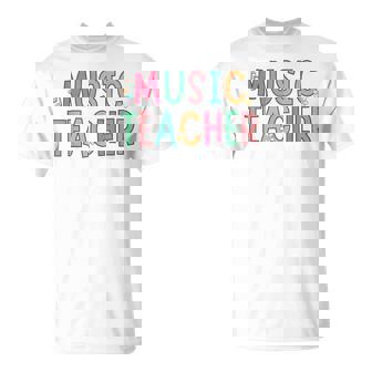 Music Teacher First Day Of School Elementary School T-Shirt | Mazezy