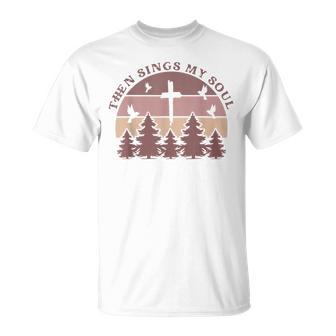Then Sings My Soul Christian Faith Boho Hymn Scripture Cute T-Shirt - Thegiftio UK