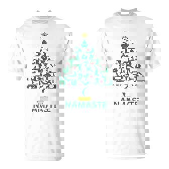 Namasteapin De Noël Yoga T-Shirt - Cadeauxyz