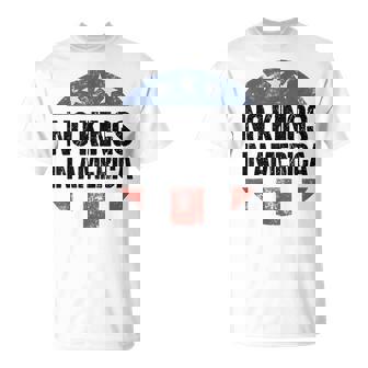 No Kings In America Vintage Patriotic No Kings T-Shirt | Mazezy