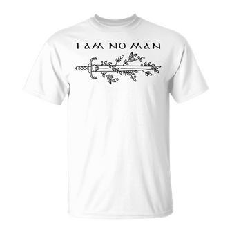 I Am No Man Sword Fantasy T-Shirt - Thegiftio UK