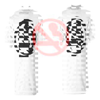 No Smoke Sign Adventure Costume Cartoon T-Shirt | Seseable CA