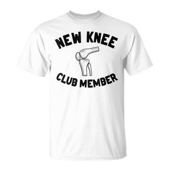 Nuevo Reemplazo Divertido De La Rodilla Del Miembro De La Cirugía De Rodilla Del Miembro Camiseta unisex - Regaloses