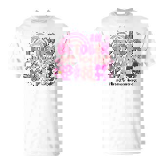 In October We Wear Pink Ribbon Breast Cancer Awareness Women T-Shirt | Seseable CA