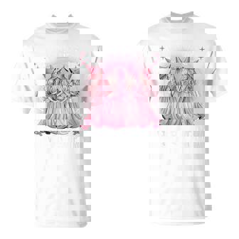 In October We Wear Pink Witch Breast Cancer Awareness Pink T-Shirt | Mazezy