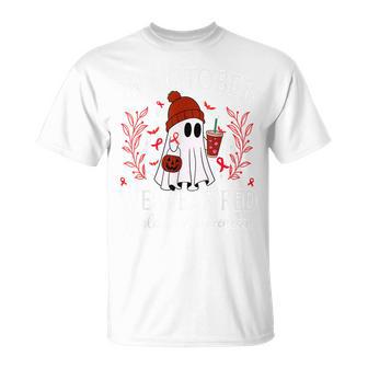 In October We Wear Red Dyslexia Awareness Month T-Shirt - Thegiftio UK