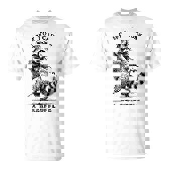 Off To Cause A Kerfuffle Raccoon T-Shirt | Seseable UK