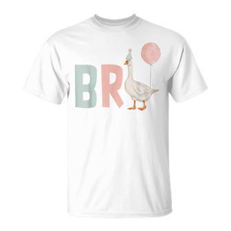 One Silly Goose Brother 1St First Birthday Family Matching T-Shirt - Thegiftio