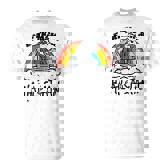 Opossum Eat Trash Hail Satan Possum Occult Women T-Shirt - Thegiftio