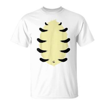 Orange Tiger Belly Hairy Costume Halloween Animal T-Shirt - Thegiftio UK