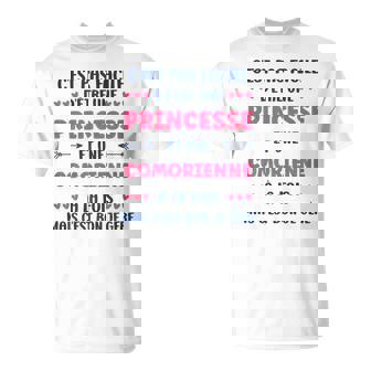 Origineuper Comores Humour Fille Princesse Comorienne T-Shirt - Cadeauxyz