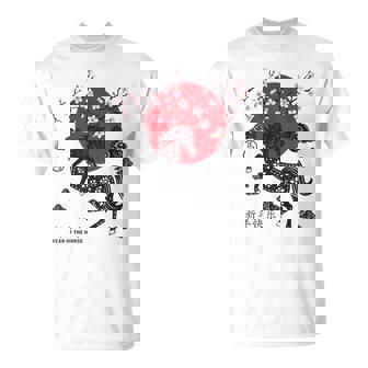 Panneau Animal Du Nouvel An Lunaire Chinois 2026 Année Du Cheval De Feu T-Shirt - Cadeauxyz