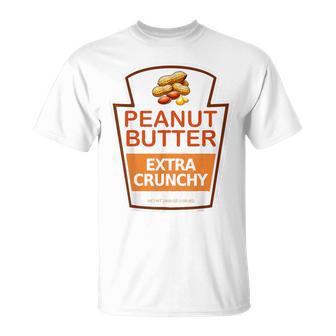 Peanut Butter Extra Crunchy For Halloween T-Shirt - Thegiftio UK